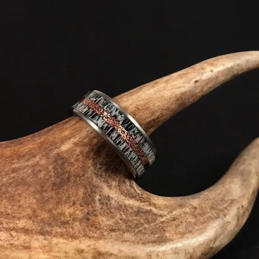 TheArizona - Antler Display - Men's Antler Wedding Rings