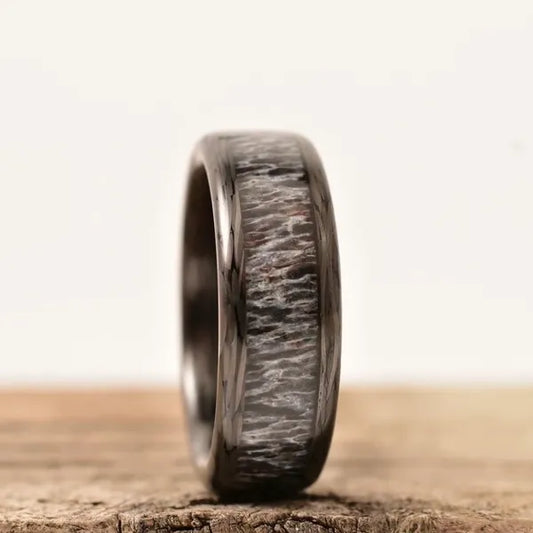 TheCarbonHunter - Single - Men's Antler Wedding Rings