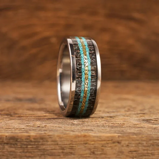 TheCarter - Men's Antler Wedding Rings