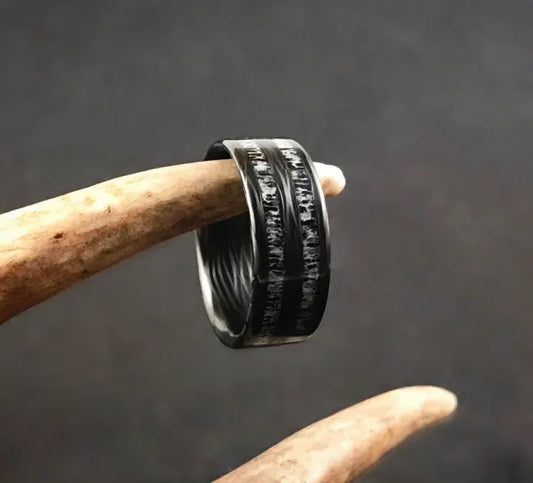 TheDualCarbonElite - Men's Antler Wedding Rings