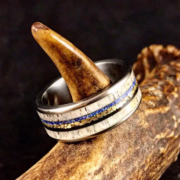 Exotic wood wedding deals rings