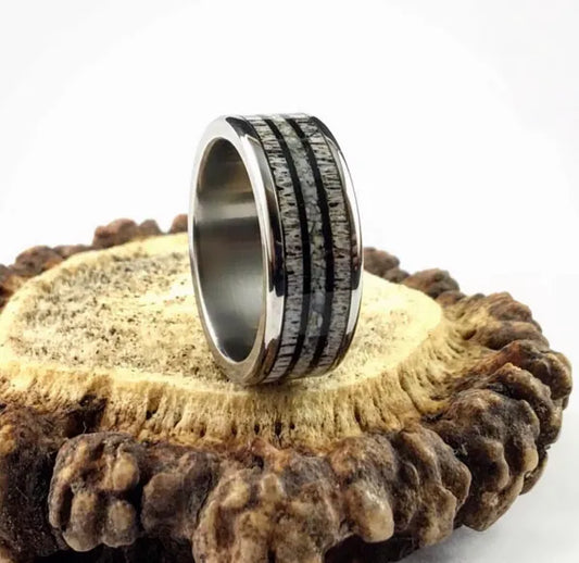 TheElkIvoryPro-Staff - Men's Antler Wedding Rings