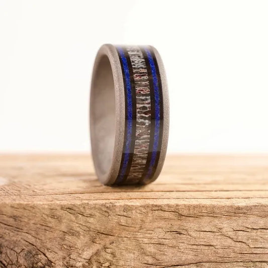 TheFarva - Men's Antler Wedding Rings