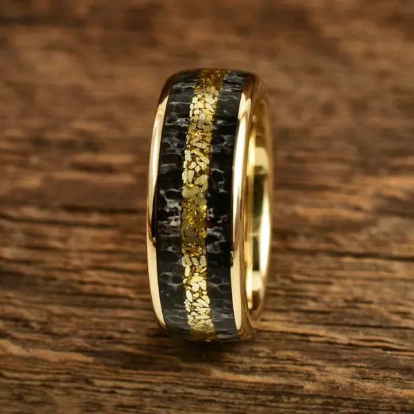 TheHighRoller - Men's Antler Wedding Rings