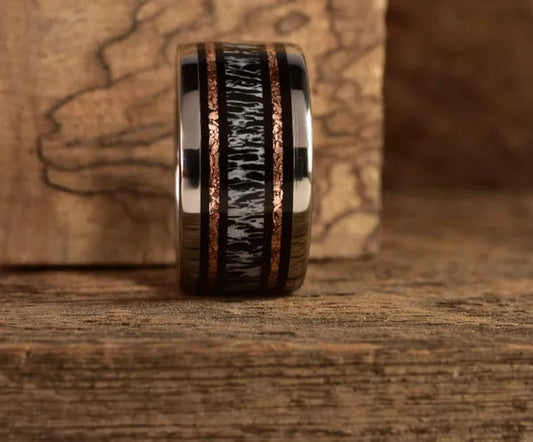TheIdahoHuntsman - Men's Antler Wedding Rings