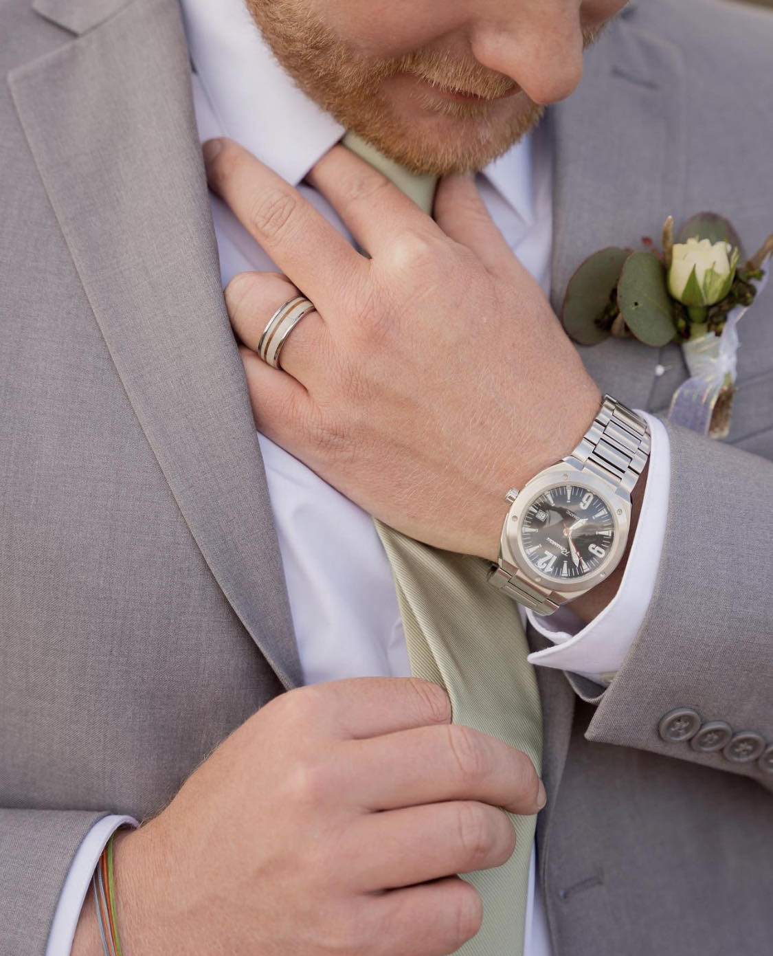 TheMontana2 - Wedding View - Men's Antler Wedding Rings