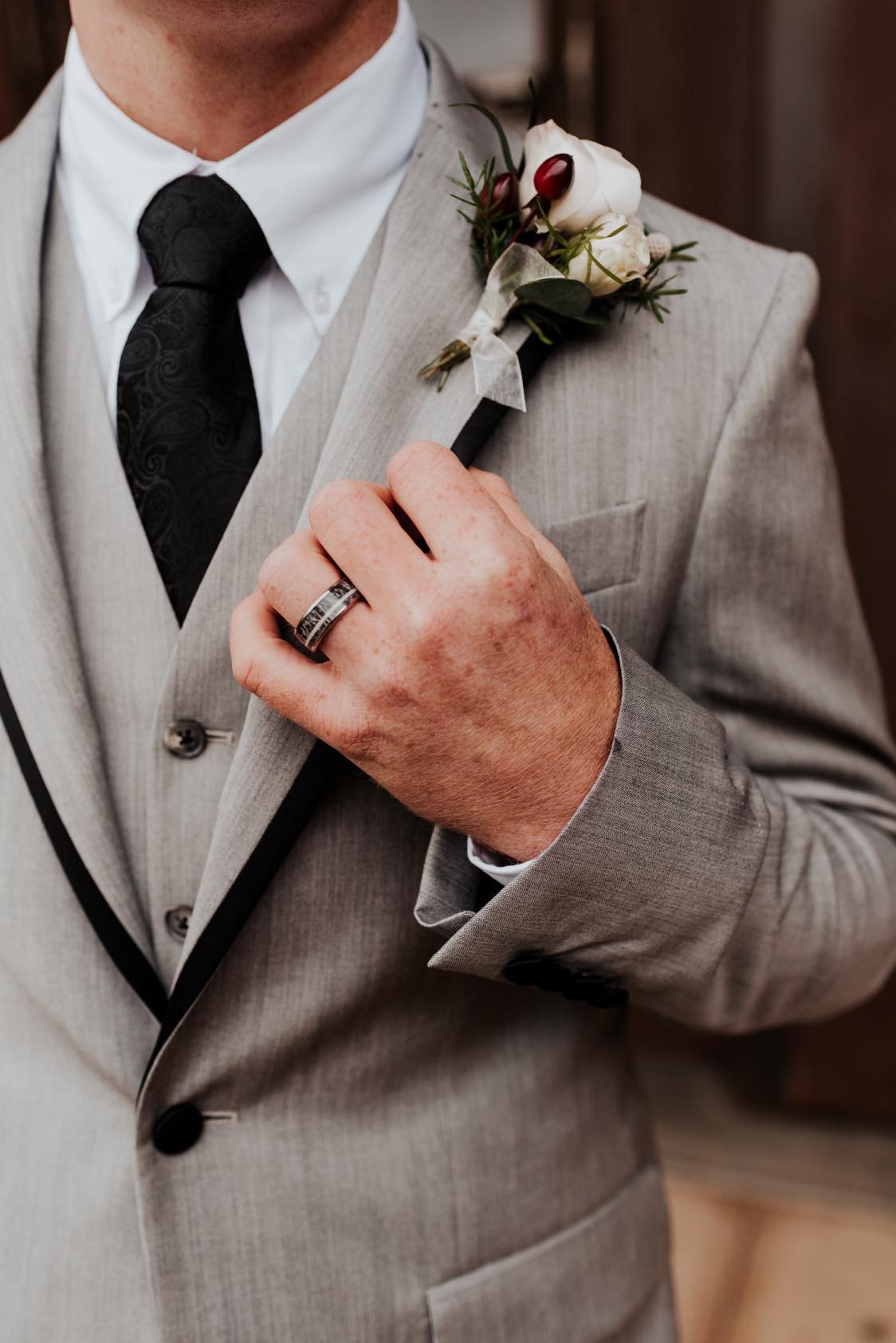 TheOregonHunter2 - Wedding Display - Men's Antler Wedding Rings