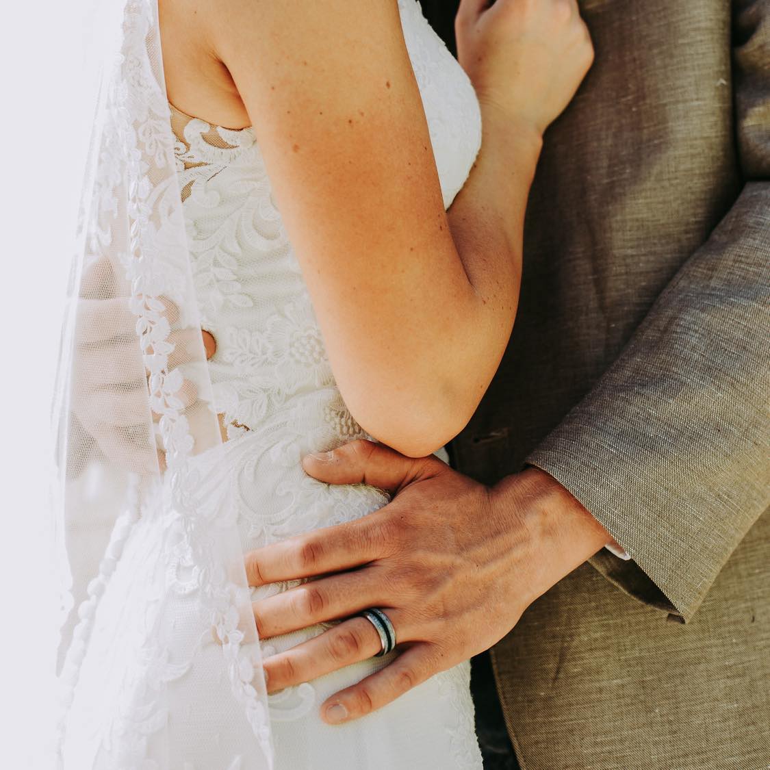 TheRidgeLine - Wedding Display - Men's Antler Wedding Rings