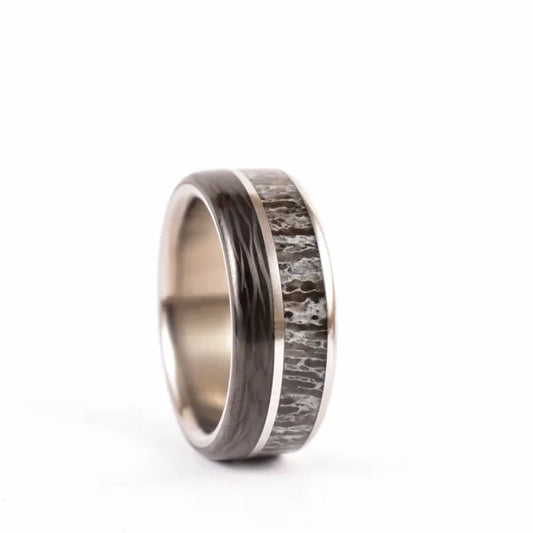 TheRogueDude - Men's Antler Wedding Rings