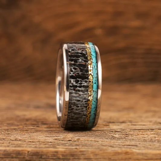 TheSawyer - Men's Antler Wedding Rings