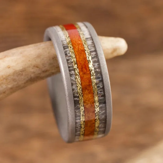 TheShedHunter - Men's Antler Wedding Rings