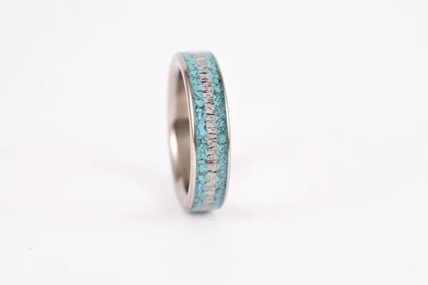 The Southern Belle - Women Antler Wedding Rings