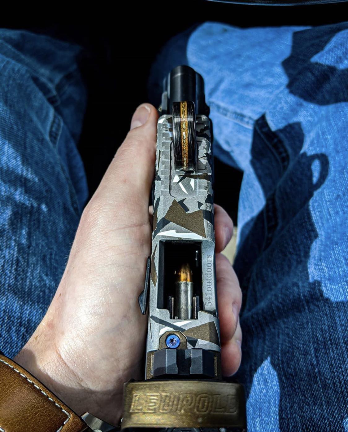 WhiskeyBent_GoldEdition - Front Gun Display - Men's Wedding Rings