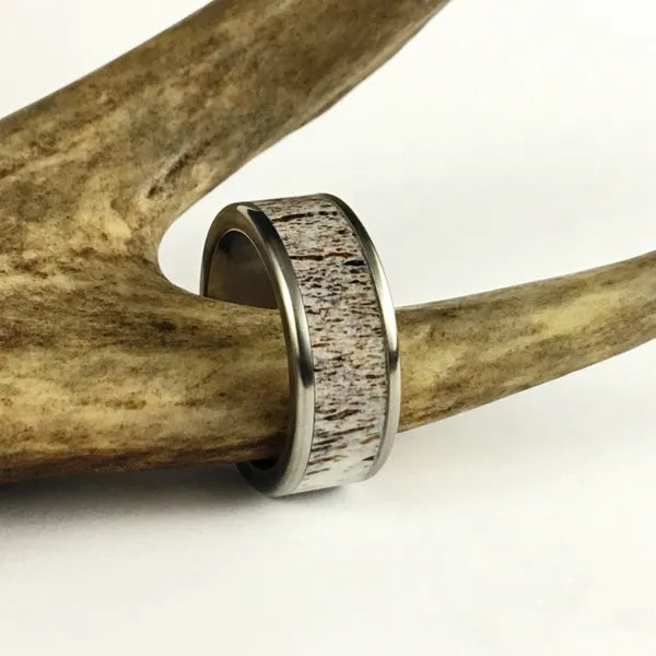 OregonHunter - Men's Antler Wedding Rings