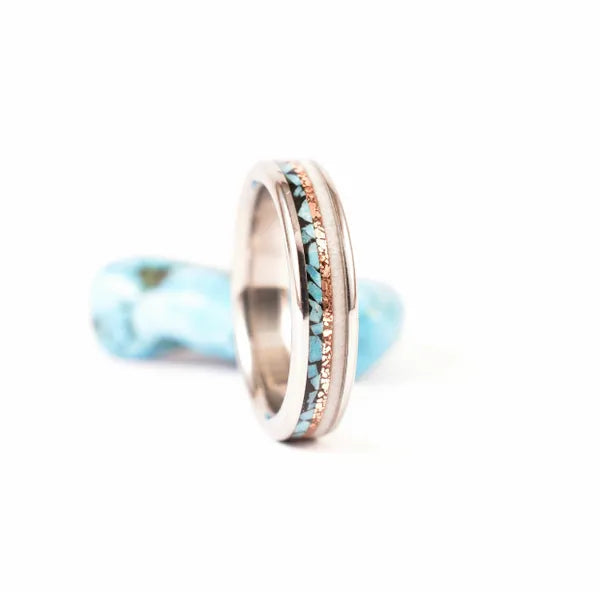 The Arizona Girl - Women Antler Wedding Rings