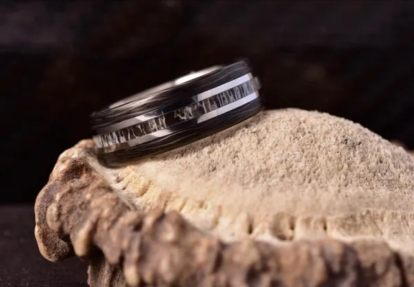 TheClassyOutdoorsman - Antler Display- Men's Antler Wedding Rings