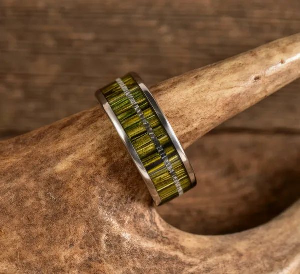 TheEasternCascade - Men's Antler Wedding Rings