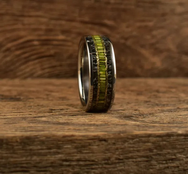 TheHighCascade - Men's Antler Wedding Rings