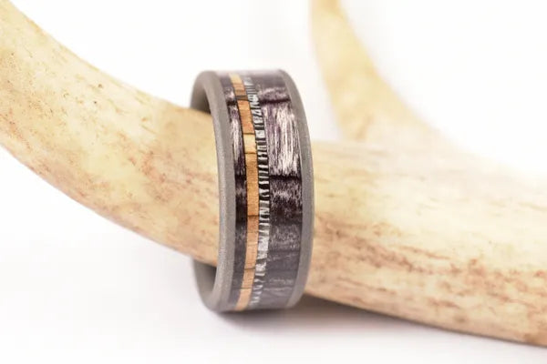 TheSniper - Antler Display - Men's Antler Wedding Rings