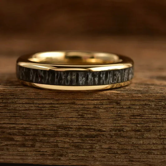 TheYukon - Men's/Women's Antler Wedding Rings