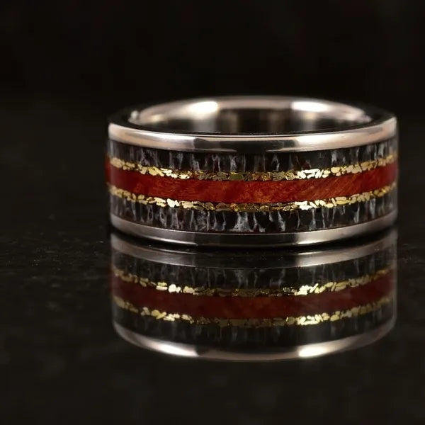 WestCoastStunner - Men's Antler Wedding Rings